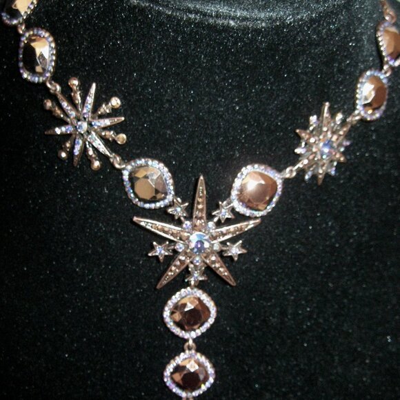 KIRKS FOLLY STUNNING STARDUST MEMORIES NECKLACE-CONVERTIBLE-NEW AND GORGEOUS! - Picture 4 of 16